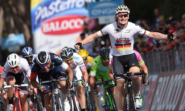 2015年ジロ・デ・イタリア第6ステージ、アンドレ・グライペル（ロット・スーダル）が優勝