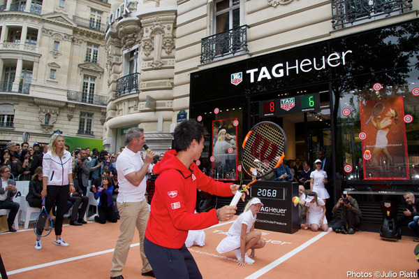 錦織圭とシャラポワ、チャンがタグ・ホイヤーのチャリティーイベントに登場