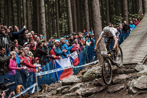 2015年UCI MTBワールドカップ・クロスカントリー第1戦チェコ男子、ジュリアン・アブサロン（BMC）