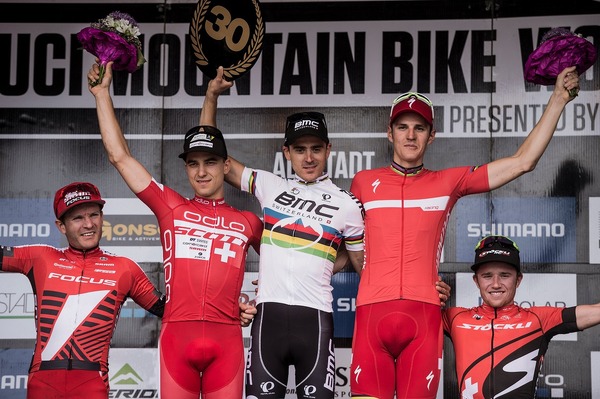 2015年UCI MTBワールドカップ・クロスカントリー第2戦ドイツ男子、ジュリアン・アブサロンが優勝