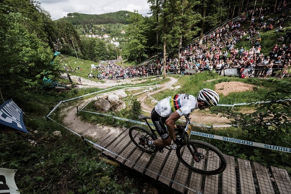 2015年UCI MTBワールドカップ・クロスカントリー第2戦ドイツ男子、ジュリアン・アブサロンが優勝