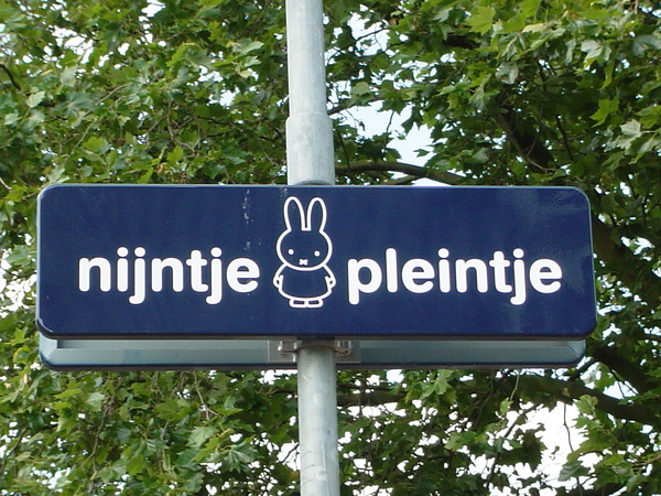 ユトレヒトはミッフィーの生まれ故郷。オランダでは「小さなウサギ」という意味のナインチェと言うらしい