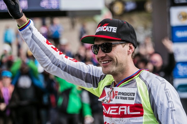 2015年UCI MTBワールドカップ・ダウンヒル第2戦イギリス・フォートワース男子、グレッグ・ミナーが優勝