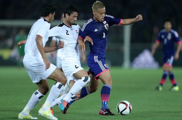 サッカー日本代表国際親善試合 vsイラク（2015年6月11日）（c）Getty Images