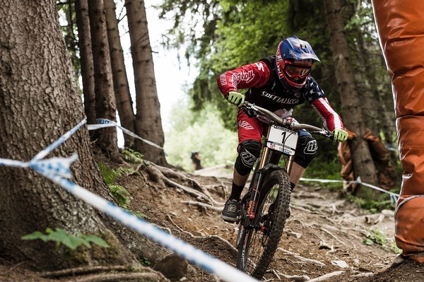 2015年UCI MTBワールドカップ・ダウンヒル第3戦オーストリア・レオガング男子、アーロン・グウィンが優勝