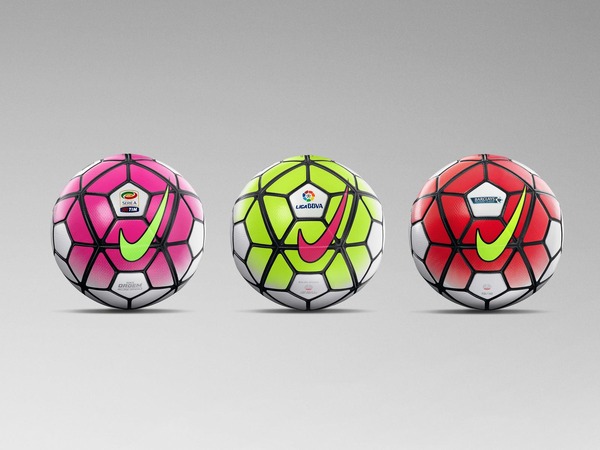 ナイキ、2015-16シーズンのヨーロッパトップリーグで使用されるサッカーボールを発表