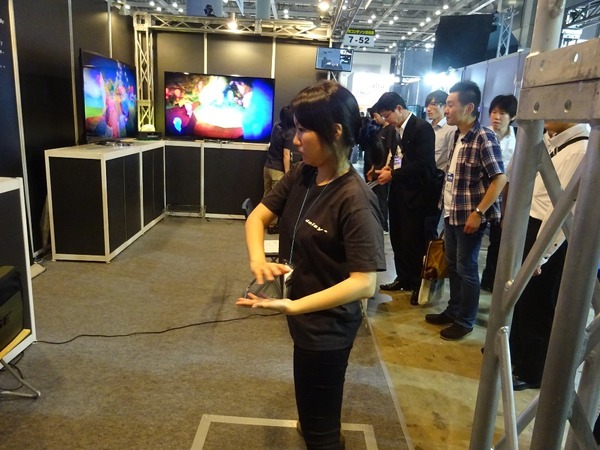 第1回先端コンテンツ技術展・デイジーのVR格闘ゲーム「NARIKIRI SHOWDOWN」