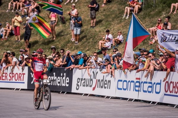 2015MTBワールドカップ・クロスカントリー第3戦スイス男子、ヤロスラフ・クルハビー（スペシャライズド）が優勝