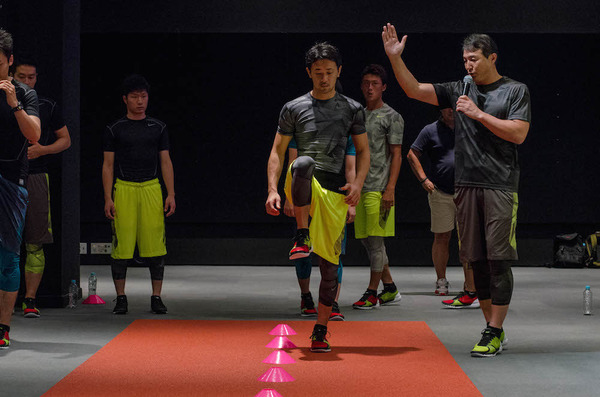 WBC世界バンタム級チャンピオン山中慎介、NIKE TRAINING SESSIONが開催（2015年7月7日）