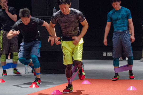 WBC世界バンタム級チャンピオン山中慎介、NIKE TRAINING SESSIONが開催（2015年7月7日）