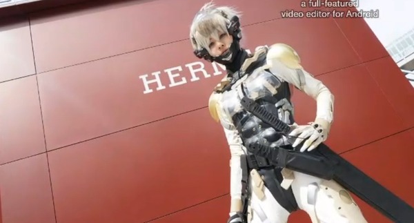 ハイテク化するコスプレ、雷電バイザー再び…ニコニコ動画