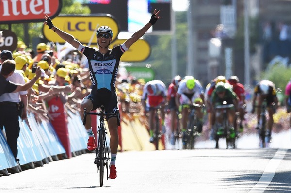 2015年ツール・ド・フランス第6ステージ、ゼネク・スティバル(エティックス・クイックステップ)が優勝