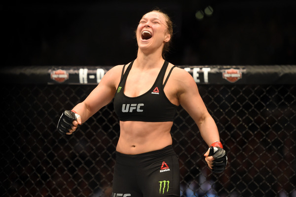 UFC184女子バンタム級タイトルマッチのロンダ・ラウジー