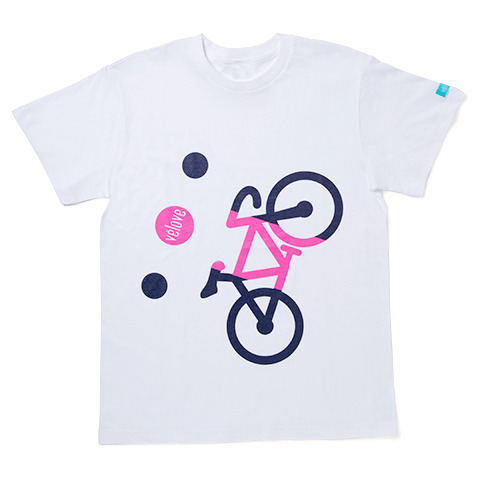 ヴェラブ、自転車をモチーフにしたオリジナルのコロエTシャツ発売開始