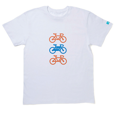 ヴェラブ、自転車をモチーフにしたオリジナルのコロエTシャツ発売開始