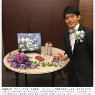 小塚崇彦＆大島由香里アナの結婚披露宴…久保ミツロウもイラストで祝福