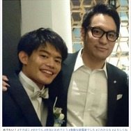 フィギュア・小塚崇彦の結婚披露宴、競泳・立石諒が祝福「めでたい！」