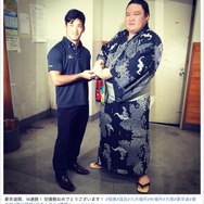 柔道・金メダリストの大野将平、豪栄道の初優勝を祝福