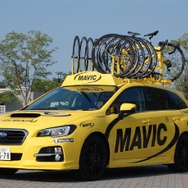 黄色いマビックカーがスバルの新型「 レヴォーグ」を採用して再登場