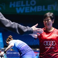 卓球女子の“62歳レジェンド”参戦に中国メディアが熱視線　3種目出場のニー・シャーリエンは「衰えぬ強さを示す」【WTTコンテンダースコピエ】