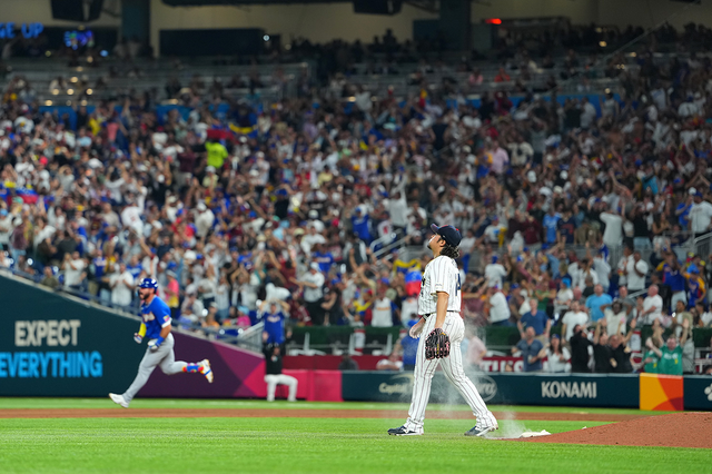 逆転弾を許した侍ジャパン・伊藤大海